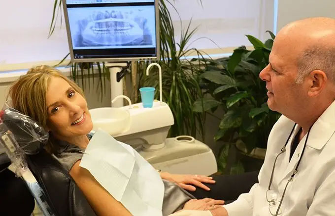 patient in dentist chair